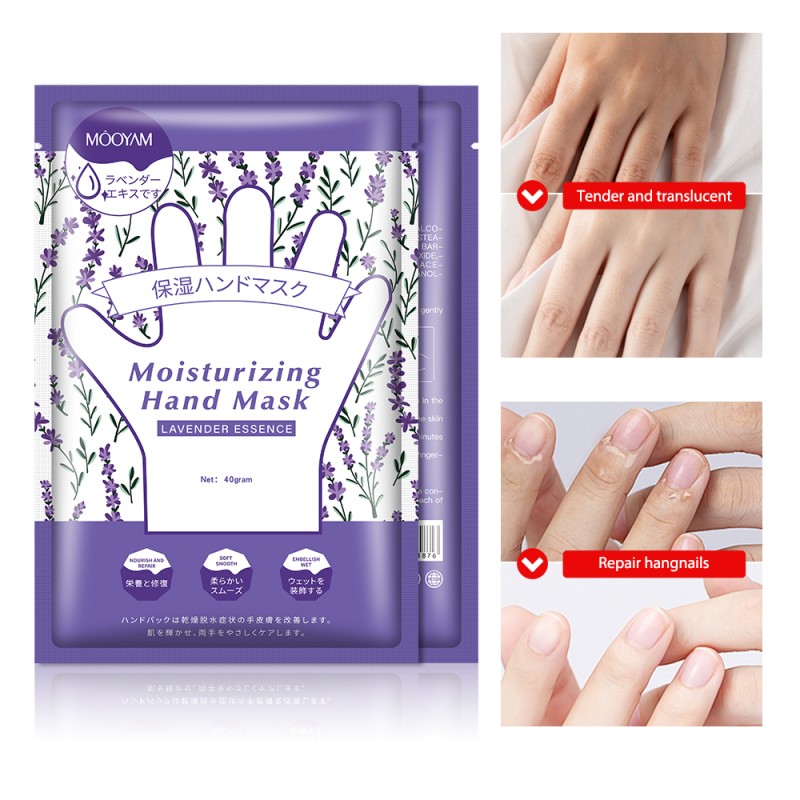 Natural Herbal Lavender Moisturizing Hand Mask Skin Repairing Whitening Nourishing Hand Mask