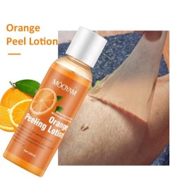 Removing Dead Skin Face Body Orange Whitening Exfoliating Instant Lightening Brightening Peeling Lotion