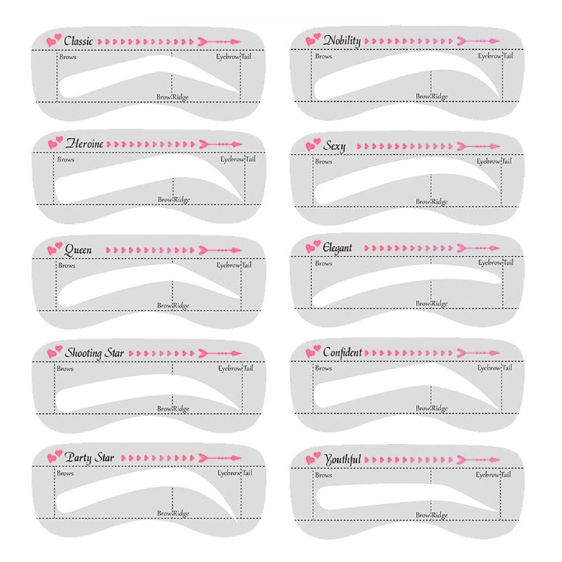 MOOYAM Wholesale One Step Eyebrow Powder Long Lasting Eyebrow Stamp Brow Shaping Kit