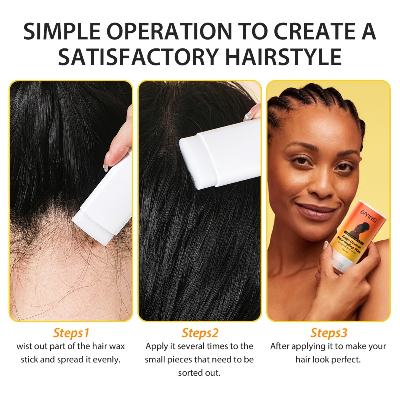 Private Label 5 Types Hair Wax Stick OEM OBM ODM Strong Hair Styling Wax Long-lasting Strong Holding Hair Wax Stick