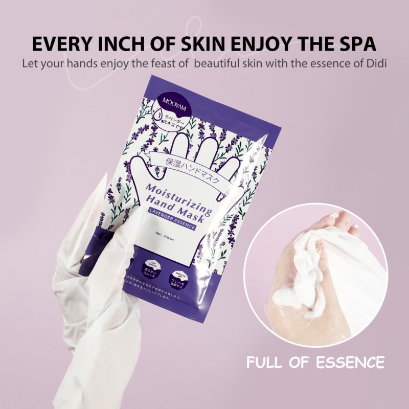 Natural Herbal Lavender Moisturizing Hand Mask Skin Repairing Whitening Nourishing Hand Mask