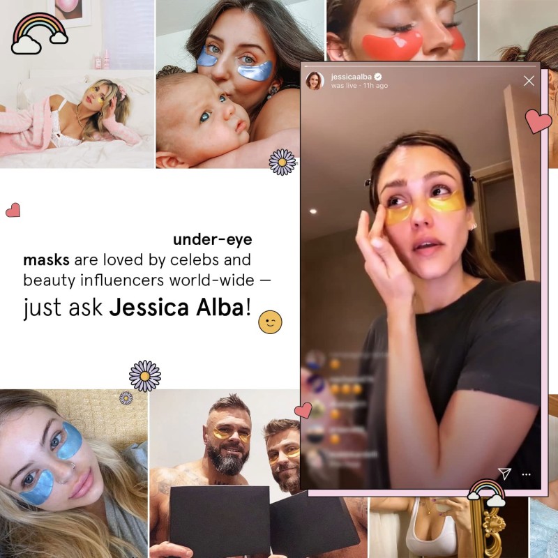 OEM ODM 24 Pairs Reduce Dark Circles Puffy Eyes Undereye Bags Wrinkles Gel Under Eye Patches