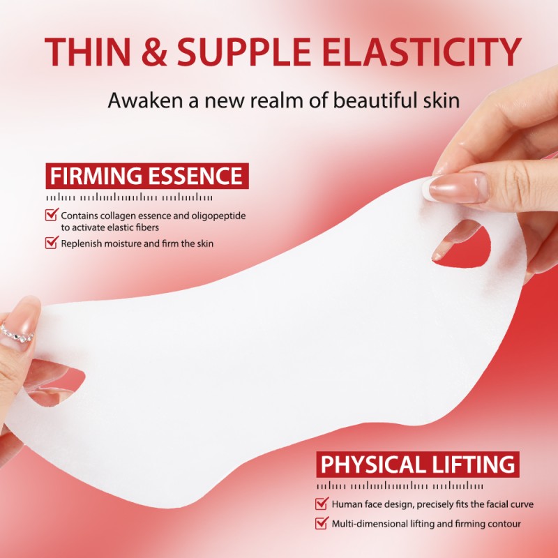 Private Label Polypeptide Protein Firming and Lifting Mask Contain Collagen Essence 30ml OEM ODM MOOYAM Sheet Facial Mask