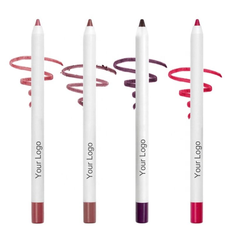 Wholesale Vegan Creamy Lip Liner Private Label Waterproof Brown Lip Liner Pencil