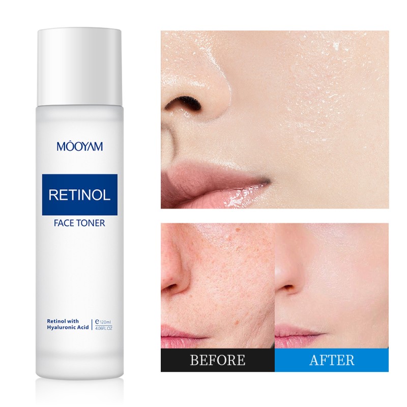Private Label MOOYAM Face Care Products Retinol Vitamin a Toner Water Hydrating Moisturizing Antioxidant Retinol Facial Toner