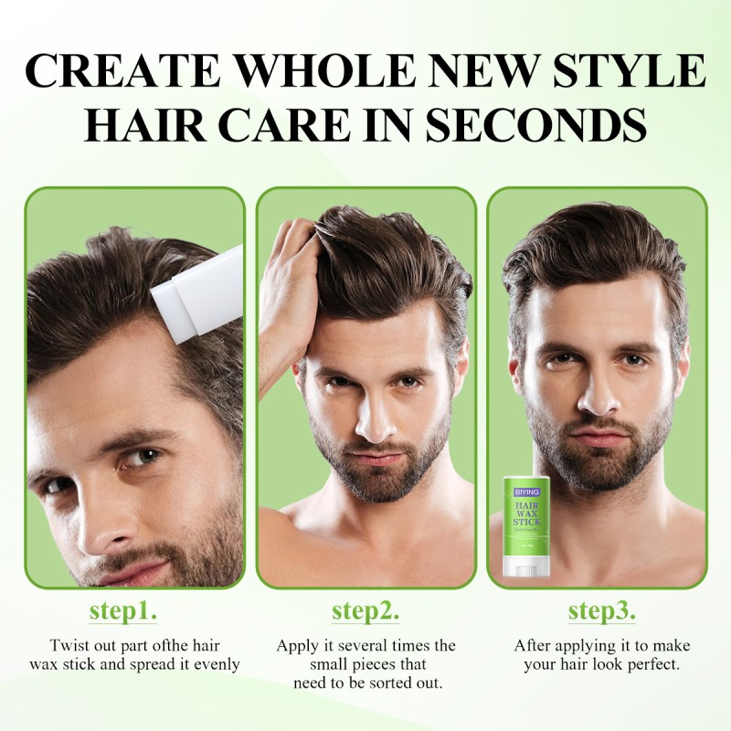 Private Label 5 Types Hair Wax Stick OEM OBM ODM Strong Hair Styling Wax Long-lasting Strong Holding Hair Wax Stick