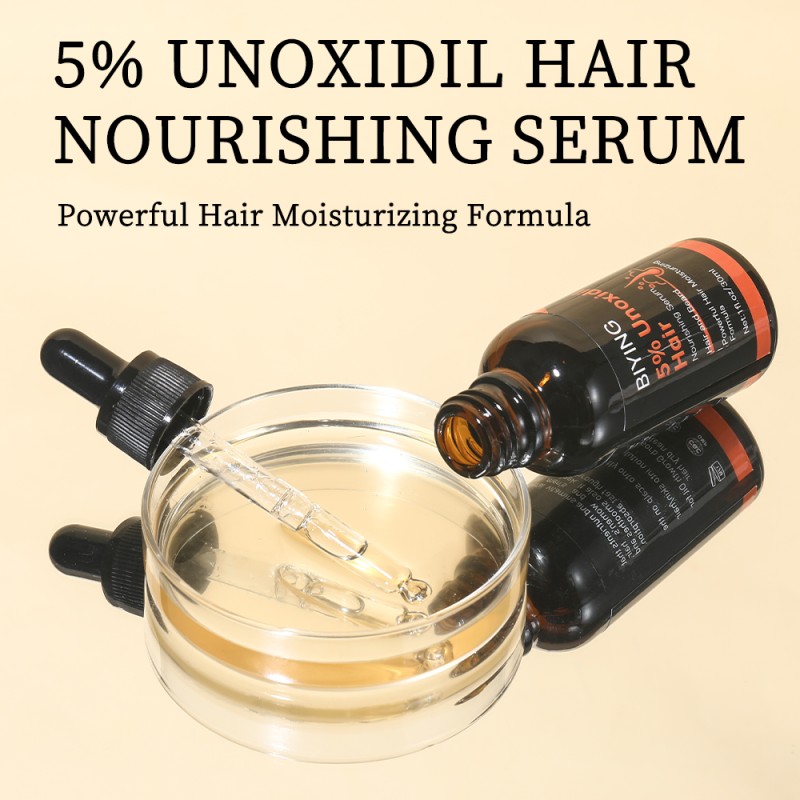 Private Label 5% Unoxidil Hair Nourishing Serum Powerful Hair Moisturizing Formula Smooth 30ml MOOYAM OEM Hair Care Growth Serum
