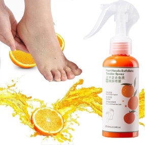 Foot Exfoliating Spray Anti Bacteria Peeling Lition Antimicrobial Podiatry Spray Hands Dead Skin Exfoliating Spray