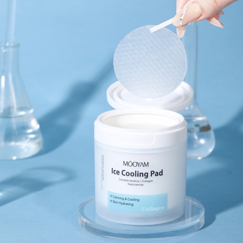 Korea Wholesale Vegan Toner Cotton Pads OEM/ODM Pore Perfecting, Improving Elasticity Soothing Moisturizing Face Toner Pads