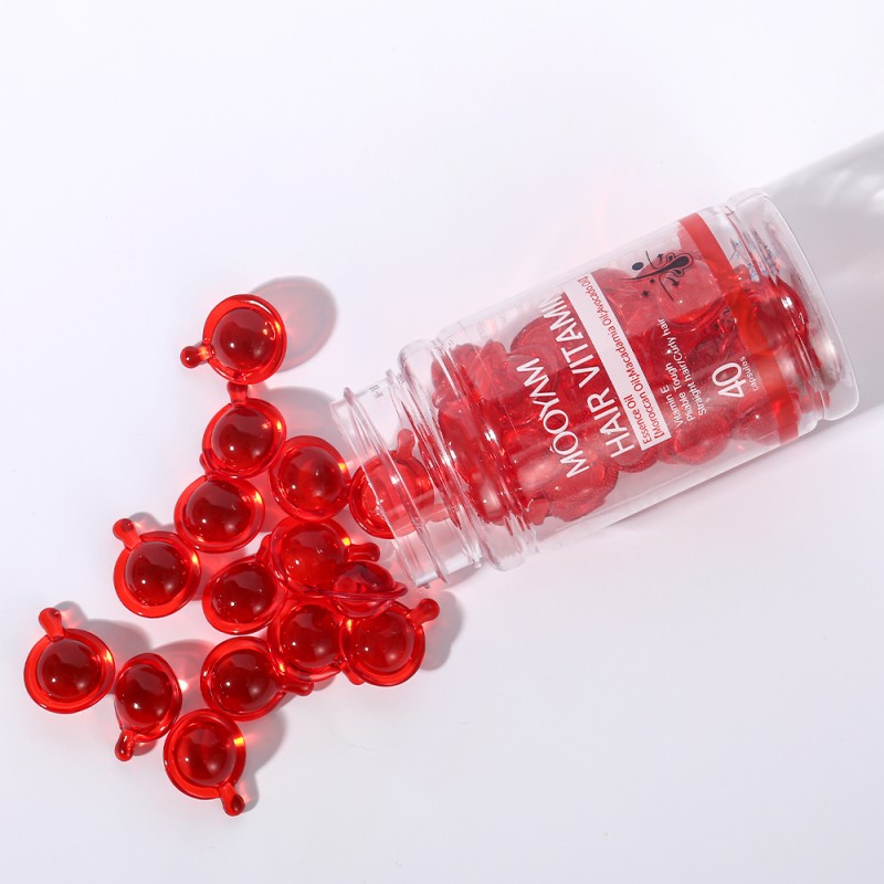 Natural Gummies Oil Capsule Softgel Hair Care Growth Oil Serum Vitamin Supplement Hair Treatment Vitamins Hair Capsules