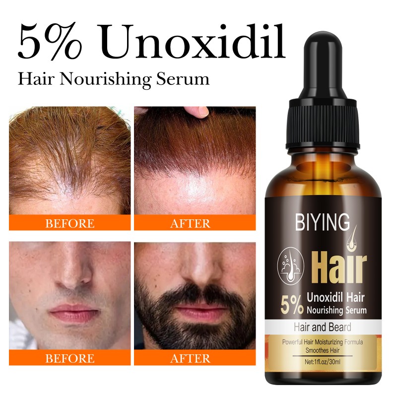 5% Unoxidil Hair Nourishing Serum Beard Nourishing Powerful Hair Moisturizing Formula Smooth 30ml MOOYAM Hair Care Growth Serum