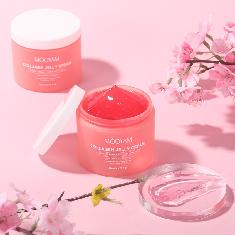Collagen Niacinamide Jelly Cream Private Label Pore Shrinking Hydrating Anti Aging Jelly Cream for Face Dark Spots