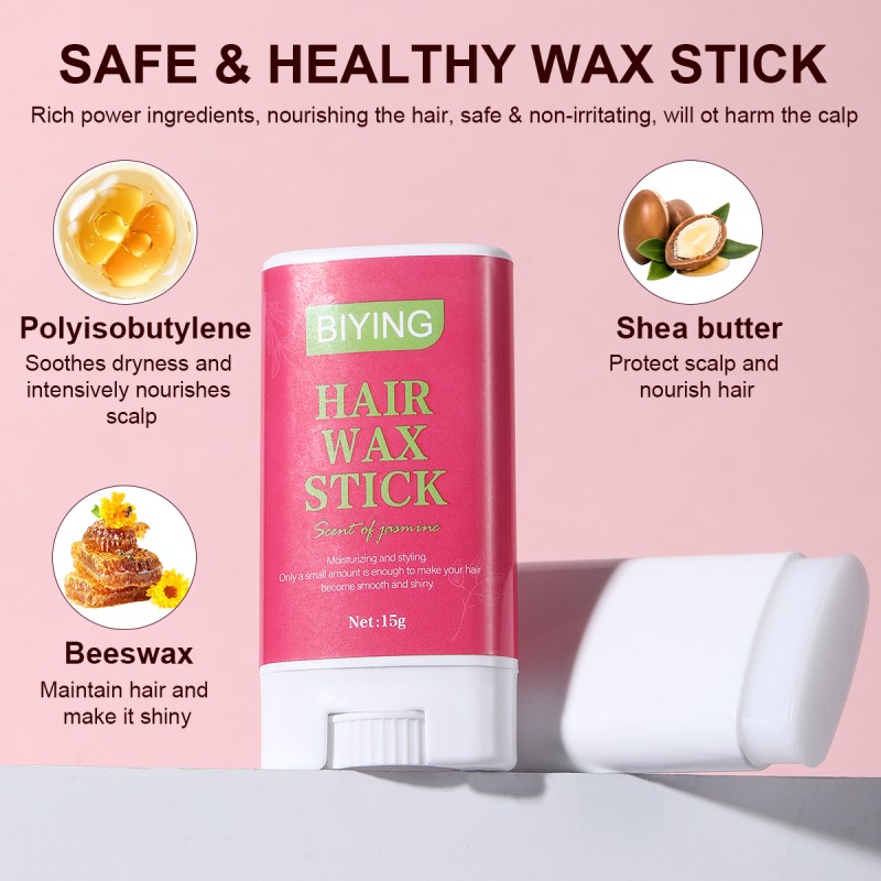 Private Label 5 Types Hair Wax Stick OEM OBM ODM Strong Hair Styling Wax Long-lasting Strong Holding Hair Wax Stick