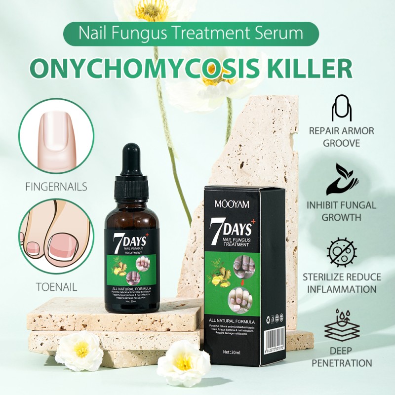Ginger Extract Paronychia Nail Essence Treatment Fungus Damaged Fingernail Repair Anti Bacterial Nail Serum