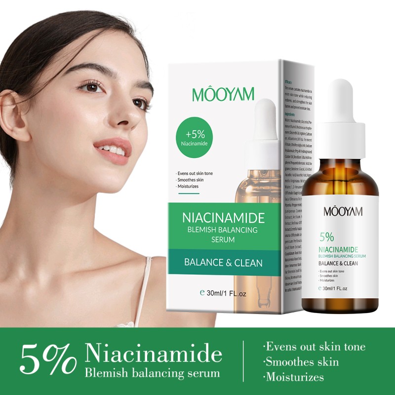 Niacinamide Blemish Serum Private Label Natural Lightening Skin Care Products Whitening Brightening Face Serum