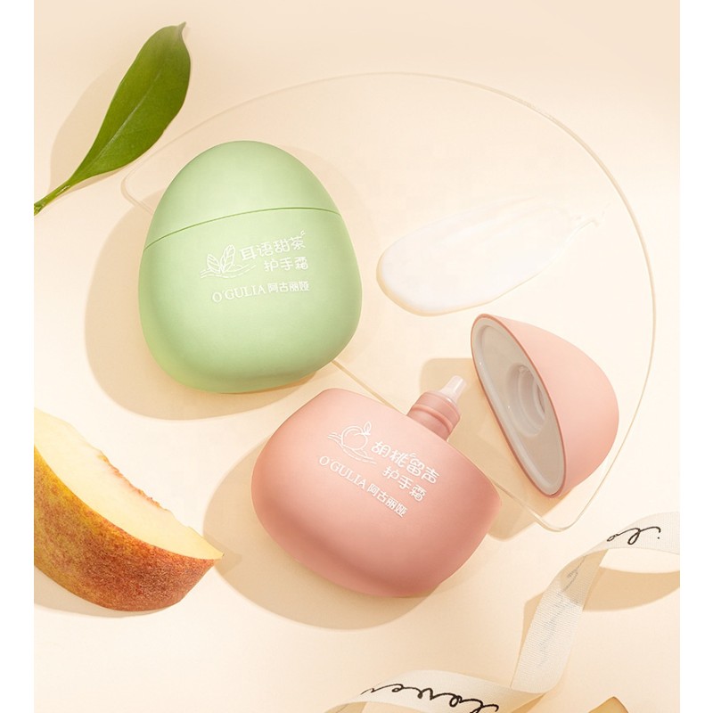 Private Label Peach Sweet Tea Egg Hand Cream 30g Mini Hand Cream Lotion Moisturizing Hand Cream Wholesale