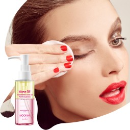 OEM ODM Rainbow Makeup Removal Oil Wholesale Cosmetics Gentle Deep Cleansing Double Layer Liquid MOOYAM Makeup Remover Oil