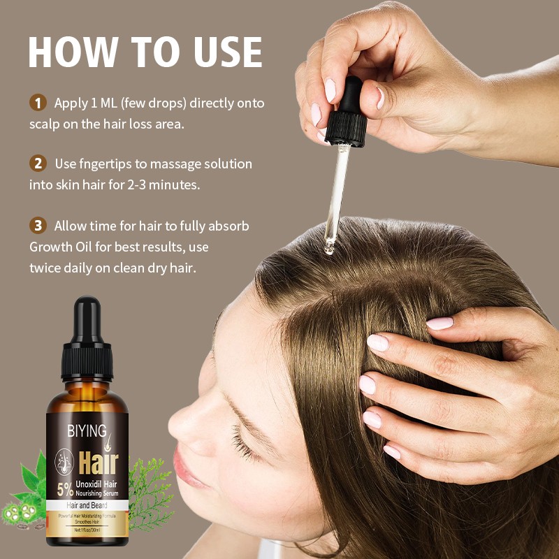 Private Label Beard and Hair Nourishing Serum Powerful Hair Moisturizing Formula Smooth MOOYAM OEM Hair Care Growth 30ml Serum