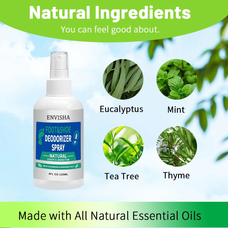 Foot Deodorant Spray Manufacturer - High Quality No More Smelly Shoes Cedar Foot Deodorant Spray