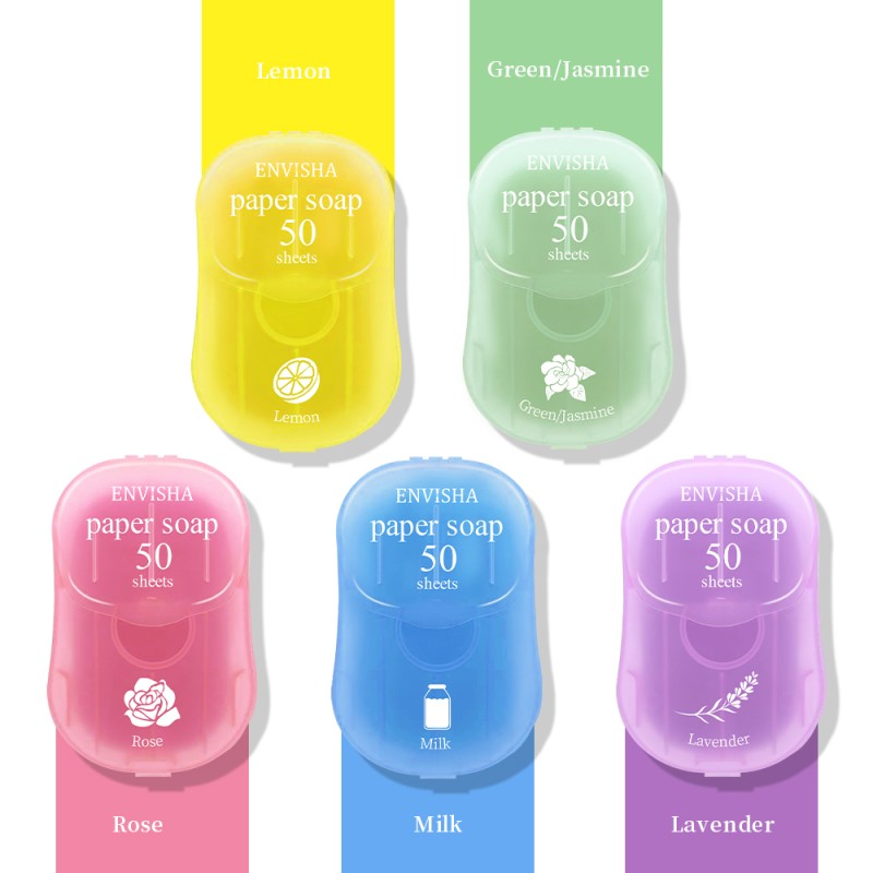Paper Soap Sheets Manufacturer - Mini Portable Disposable Foaming Hand Washing Soap Sheets