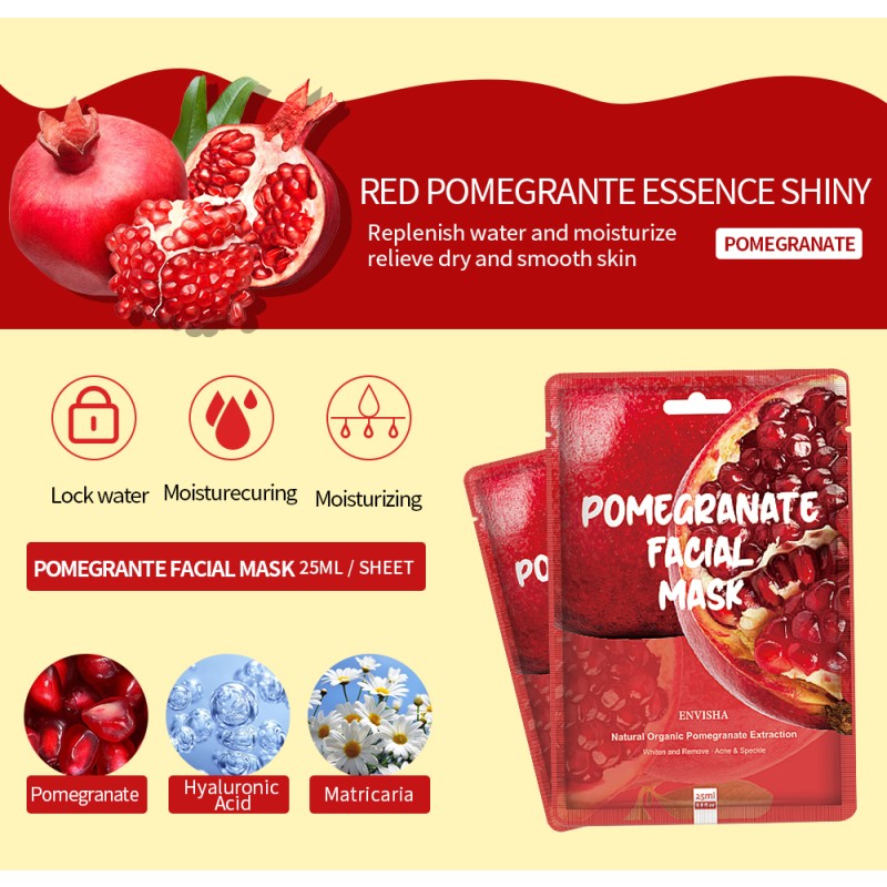 Facial Mask Sheet Manufacturer - Private Label Pure Natural Anti Aging Fruit Mask