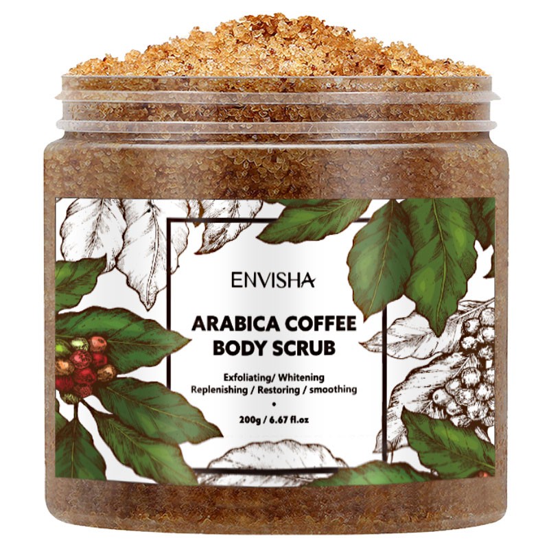 Body Scrub Manufacturer - Private Label Arabic Black Coffee Exfoliator Scrub