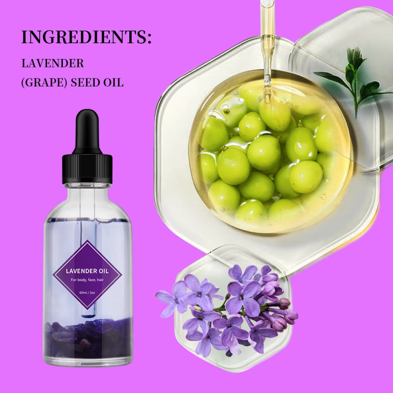 Essential Oil Serum Factory - Vegan Orange Face Body Hair Nourishing Smoothing Grape Seed Oil