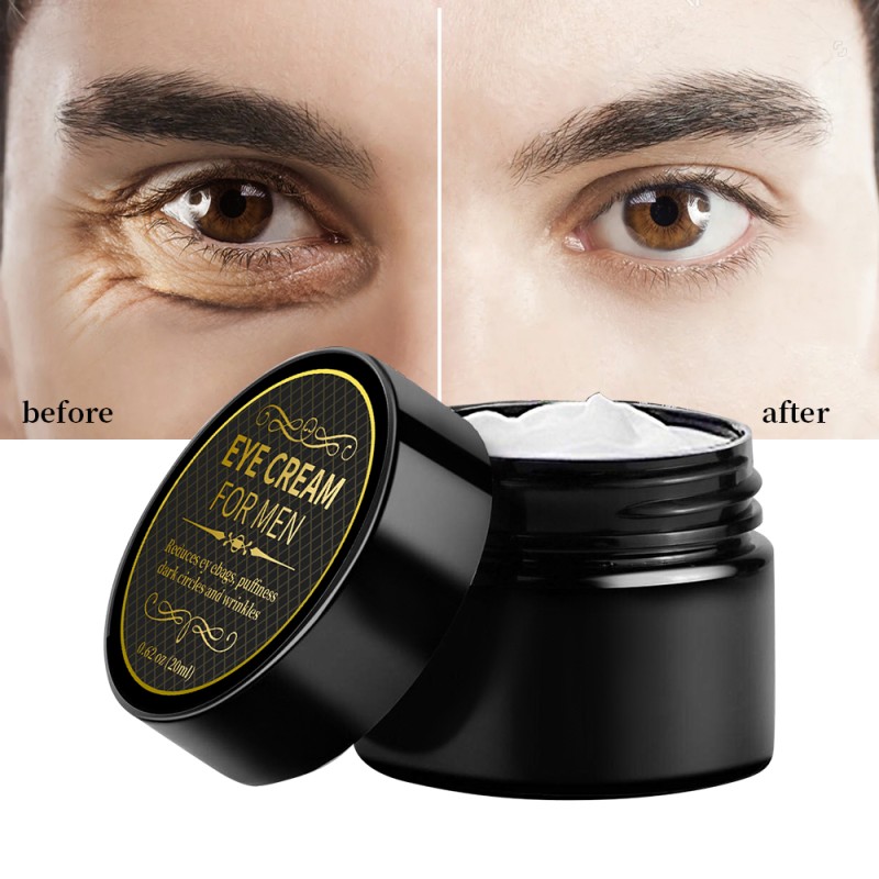 Men Eye Cream Factory - Wholesale Natural Vegan Smooth Fine Lines Restore Eye Bags Cream