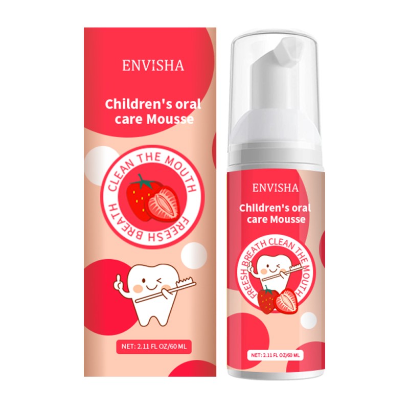 Toddler Toothpaste Mousse Manufacturer - Natural Children Whitening Reduce Plaque Low Fluoride Mousse