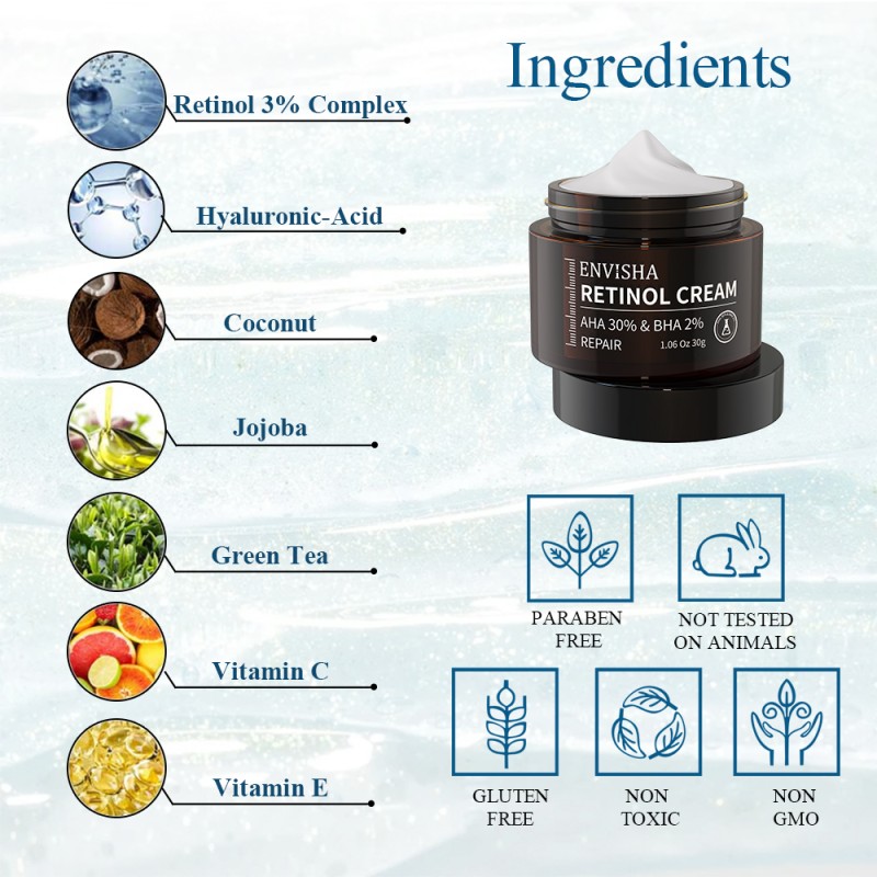 Face Cream Manufacturer - Rejuvenating Anti Wrinkle Vitamin E Hyaluronic Acid Cream