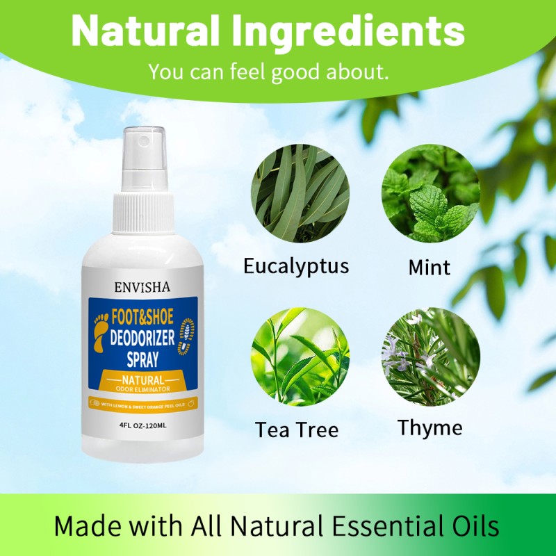 Shoe Deodorant Spray Factory - Wholesale Vegan Shoe Deodorant Foot Antiperspirant Deodorizer Spray