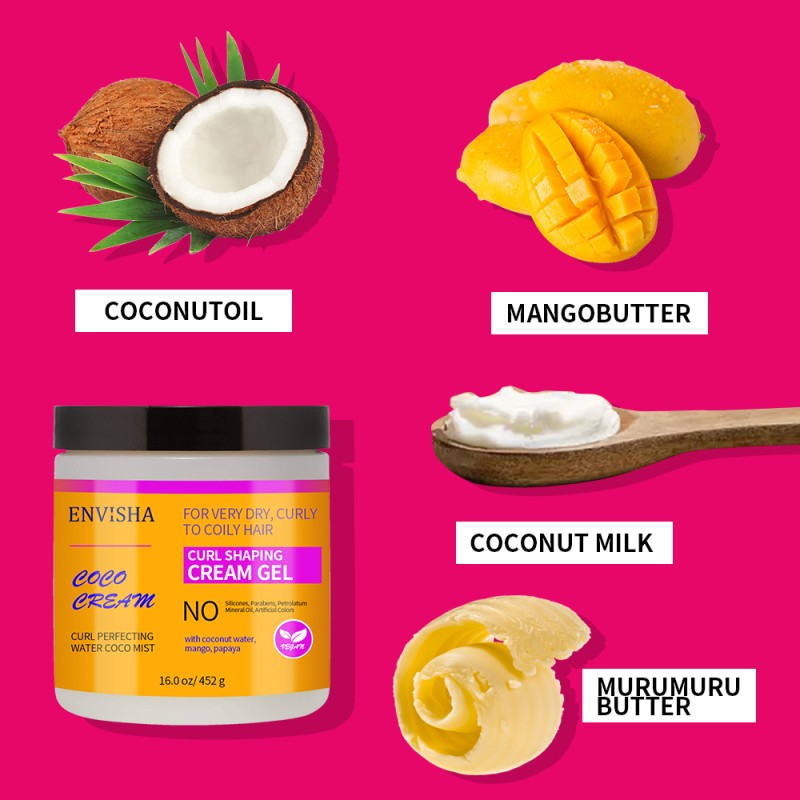 Hair Butter Manufacturer - Private Label Organic Coconut Shea Butter Curling Cream