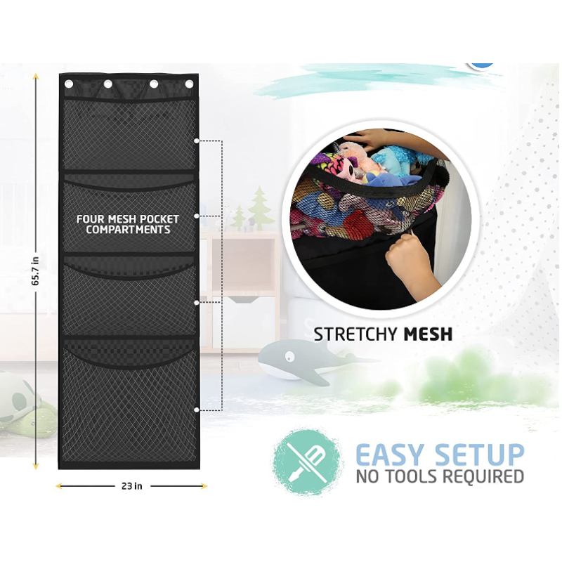 Toy Storage Net Factory - Oxford Cloth Hanging Bag with Poles