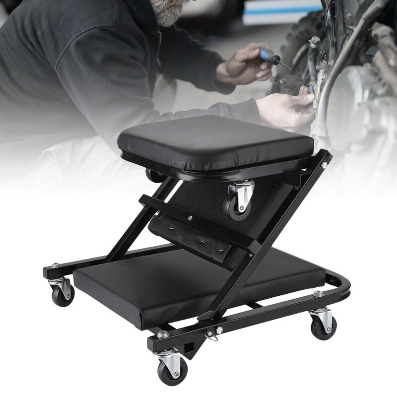 Car Repair Bed Manufacturer - Folding Work Bench Chair