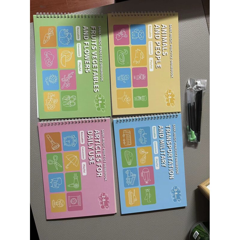 Drawing Practice Book Factory - Grooved Control Training Notebook