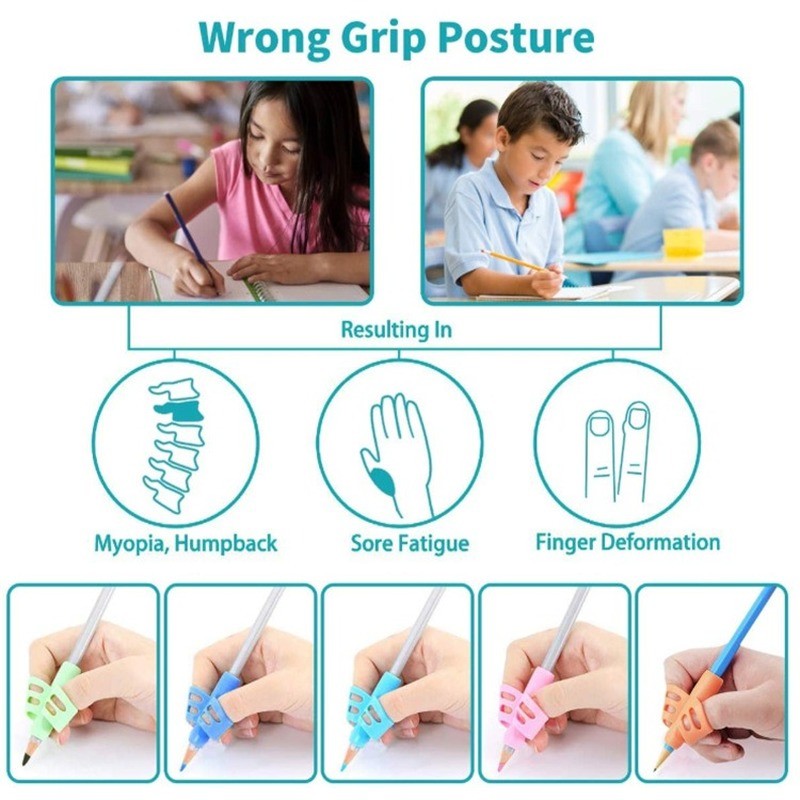 Pencil Grips Manufacturer - Three Finger Gel Pen Holder
