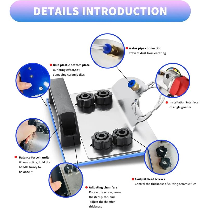 Angle Grinder Stand Factory - Tile Edge Smoother Tool