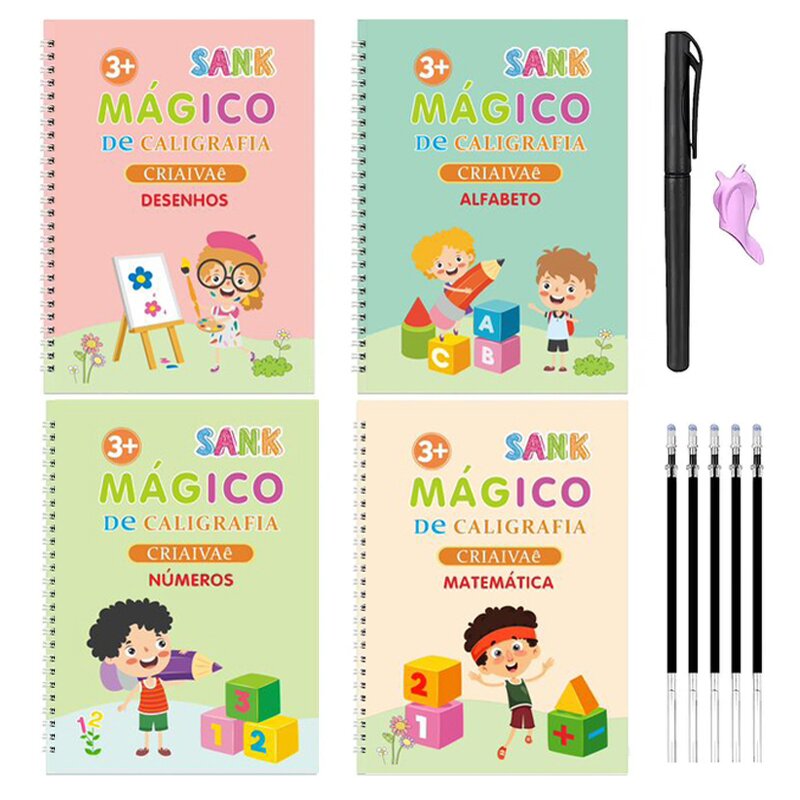 Magic Copybook Supplier - Preschool Reusable Writing Book Set