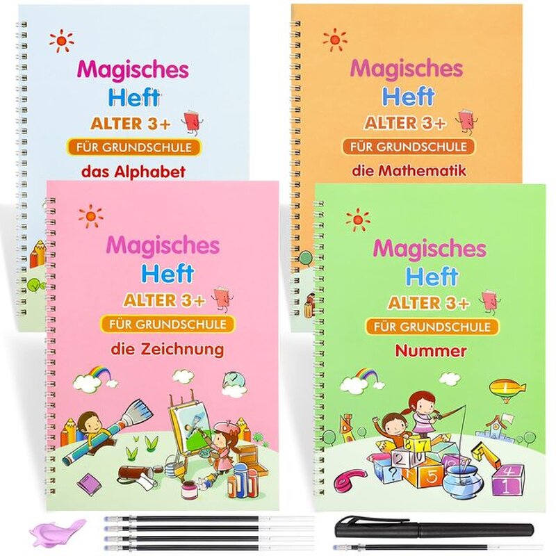 Magic Practice Book Factory - Reusable Writing Copybook for Kids