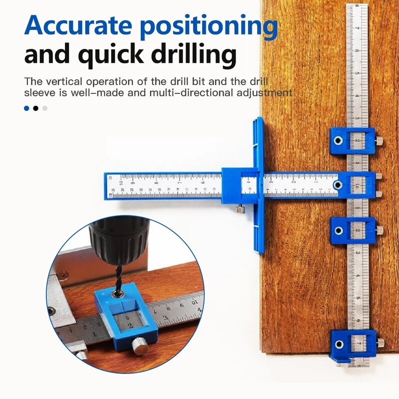 Drill Guide Ruler Manufacturer - Furniture Punch Hole Locator