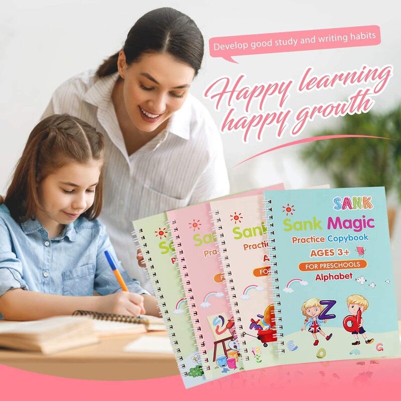 Magic Practice Book Factory - Reusable Writing Copybook for Kids