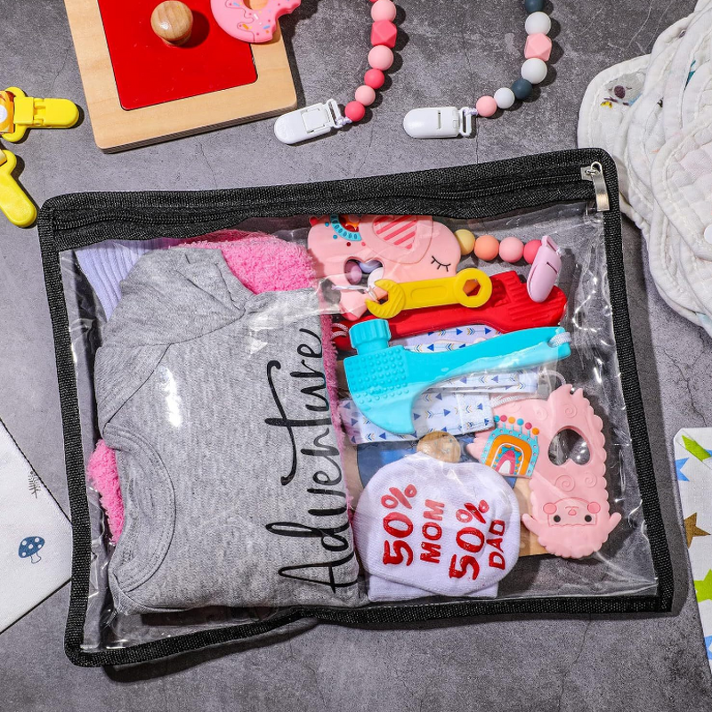 Transparent Document Bag Manufacturer - Waterproof Zipper Pouch for School