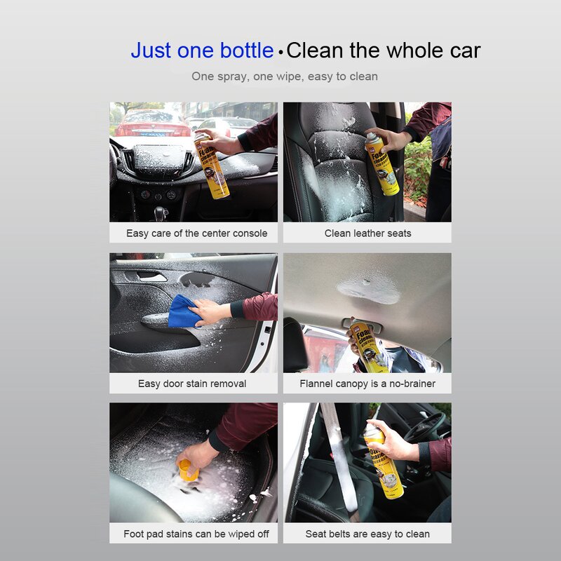Foam Cleaner Factory - Auto Spray for Fabric Leather