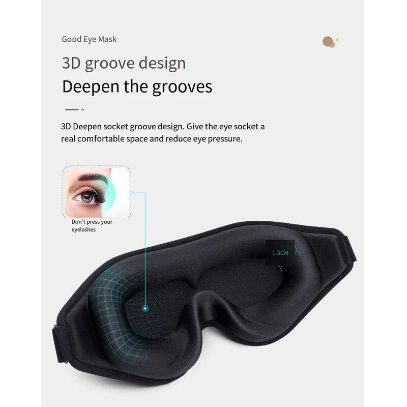 Sleeping Eye Mask Manufacturer - Soft Portable Blindfold OEM