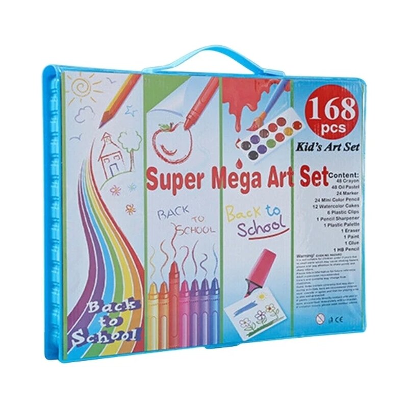 Children Art Set Factory - 168pcs Watercolor Painting Set