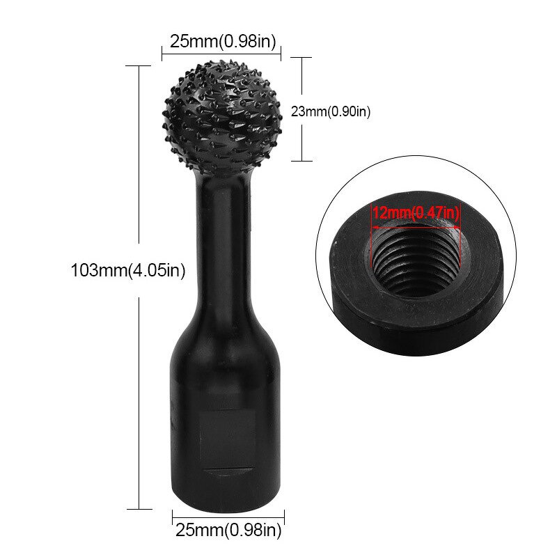 Ball Gouge Tool Supplier - Spherical Grinding Head for Woodworking