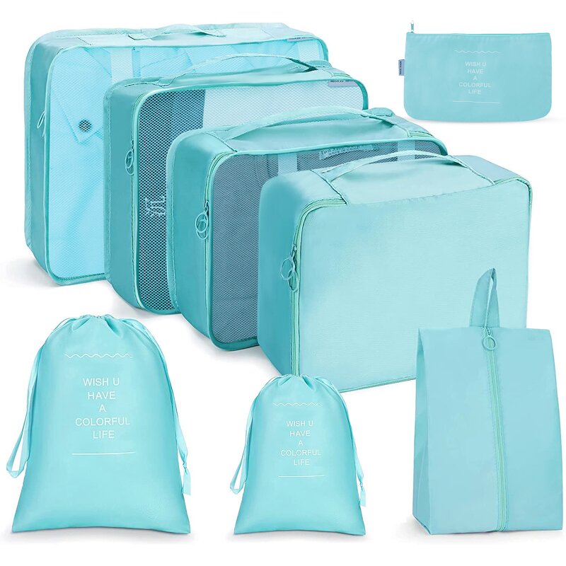 Storage Bags Manufacturer - 8-Piece Set Waterproof Zipper