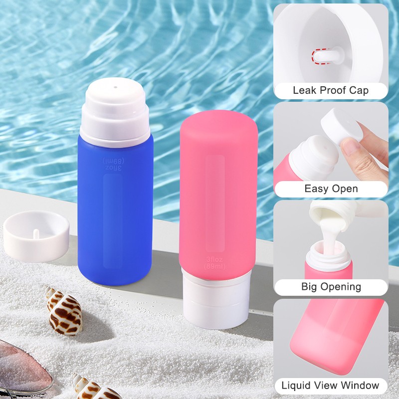 Silicone Travel Bottle Manufacturer - 89ml Leak Proof Dispenser