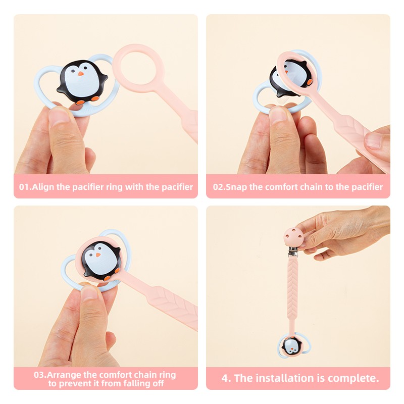 Baby Pacifier Clip Manufacturer - Food Grade Dummy Holder Chain