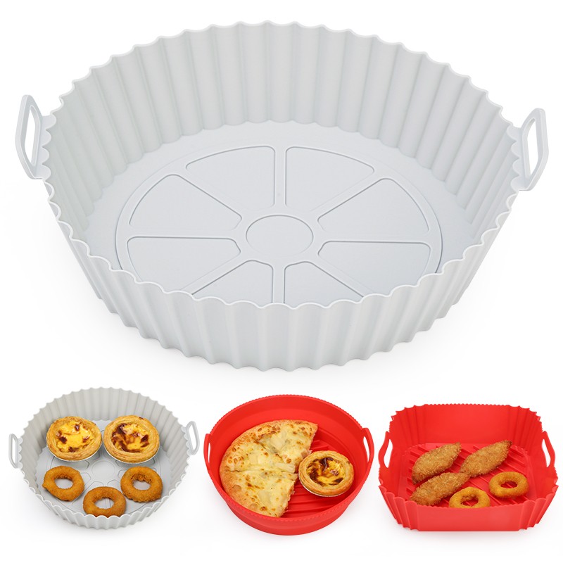 Air Fryer Liner Manufacturer - Reusable Silicone Pan Set